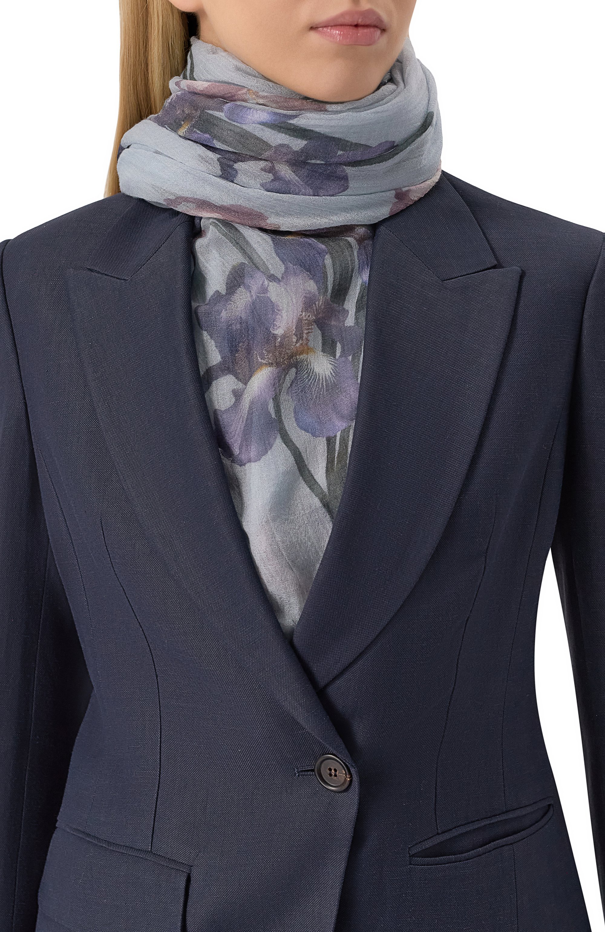 Палантин из кашемира и шелка COLOMBO, арт. S8/140X200/2500-U-MJ, фото 2