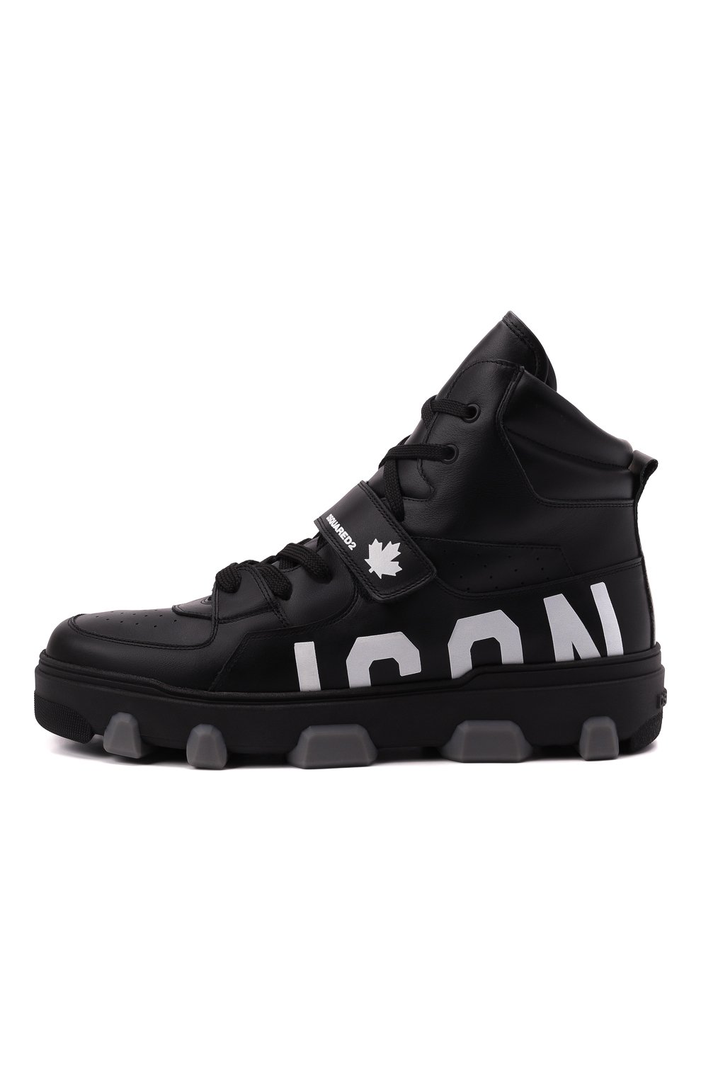 Кожаные кеды basket icon DSQUARED2, арт. SNM0182 01500001, фото 3