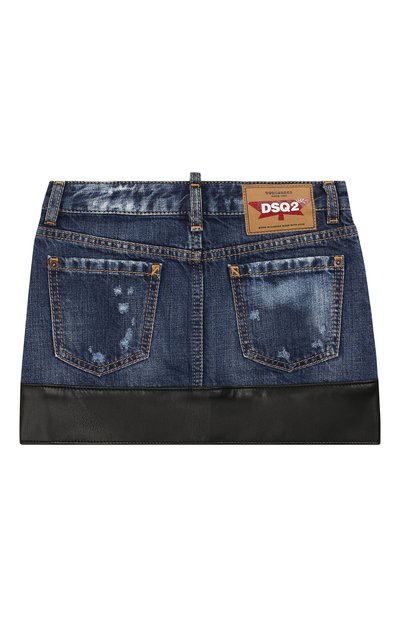 Джинсовая мини-юбка DSQUARED2, арт. DQ03DR-D00U1, фото 2