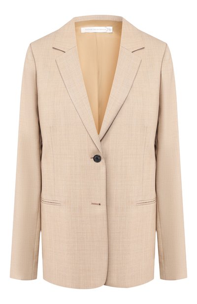 Женский шерстяной жакет VICTORIA BECKHAM, арт. JK FIT 5701C PSS19 MELANGE W00L