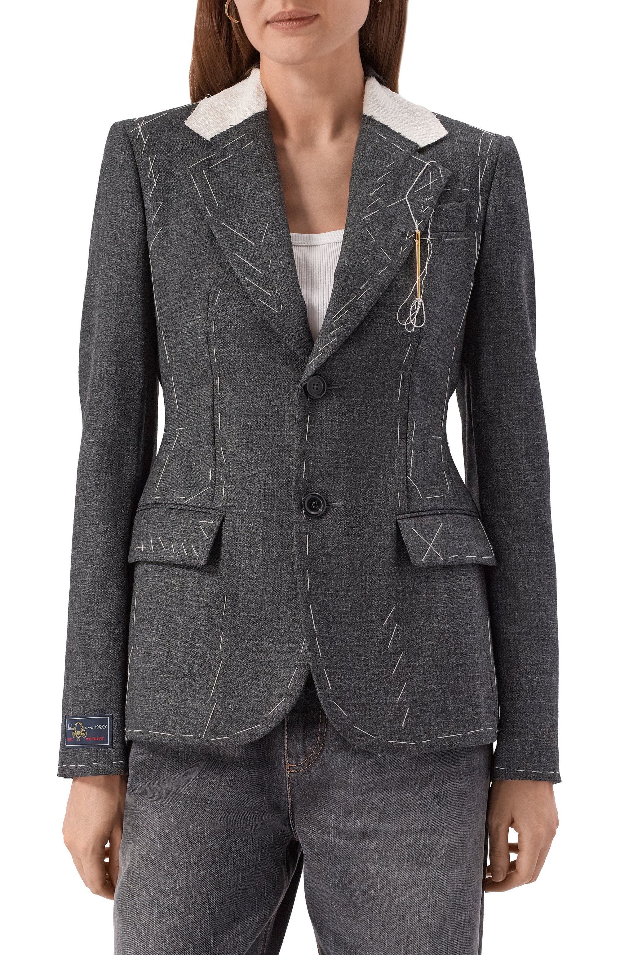 Шерстяной жакет MOSCHINO, арт. A0502/5417, фото 3