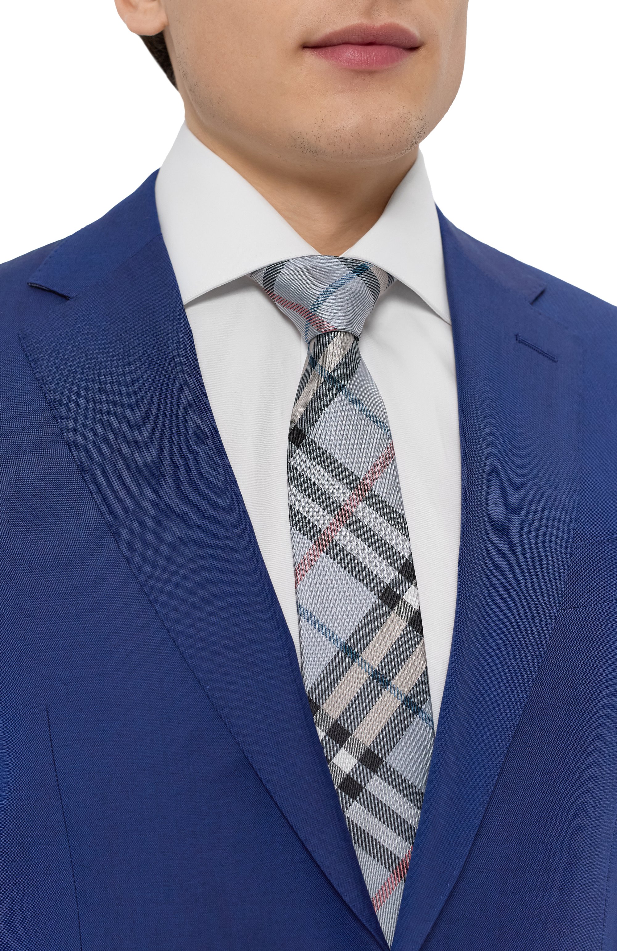 Шелковый галстук BURBERRY, арт. 8103719, фото 2