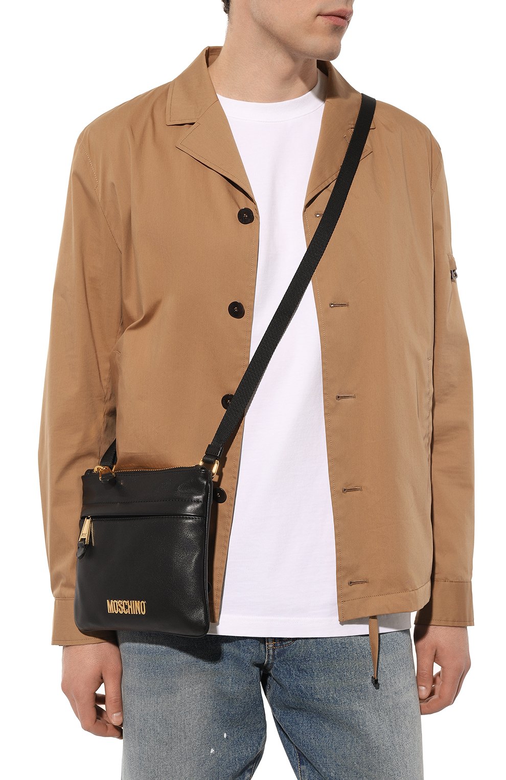 Кожаная сумка MOSCHINO, арт. A7456/8001, фото 2