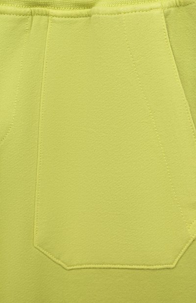 Хлопковые шорты STONE ISLAND салатового цвета по цене 11650 руб., арт. 741661442/10-12, фото 3 Хлопковые шорты STONE ISLAND, арт. 741661442/10-12, фото 3