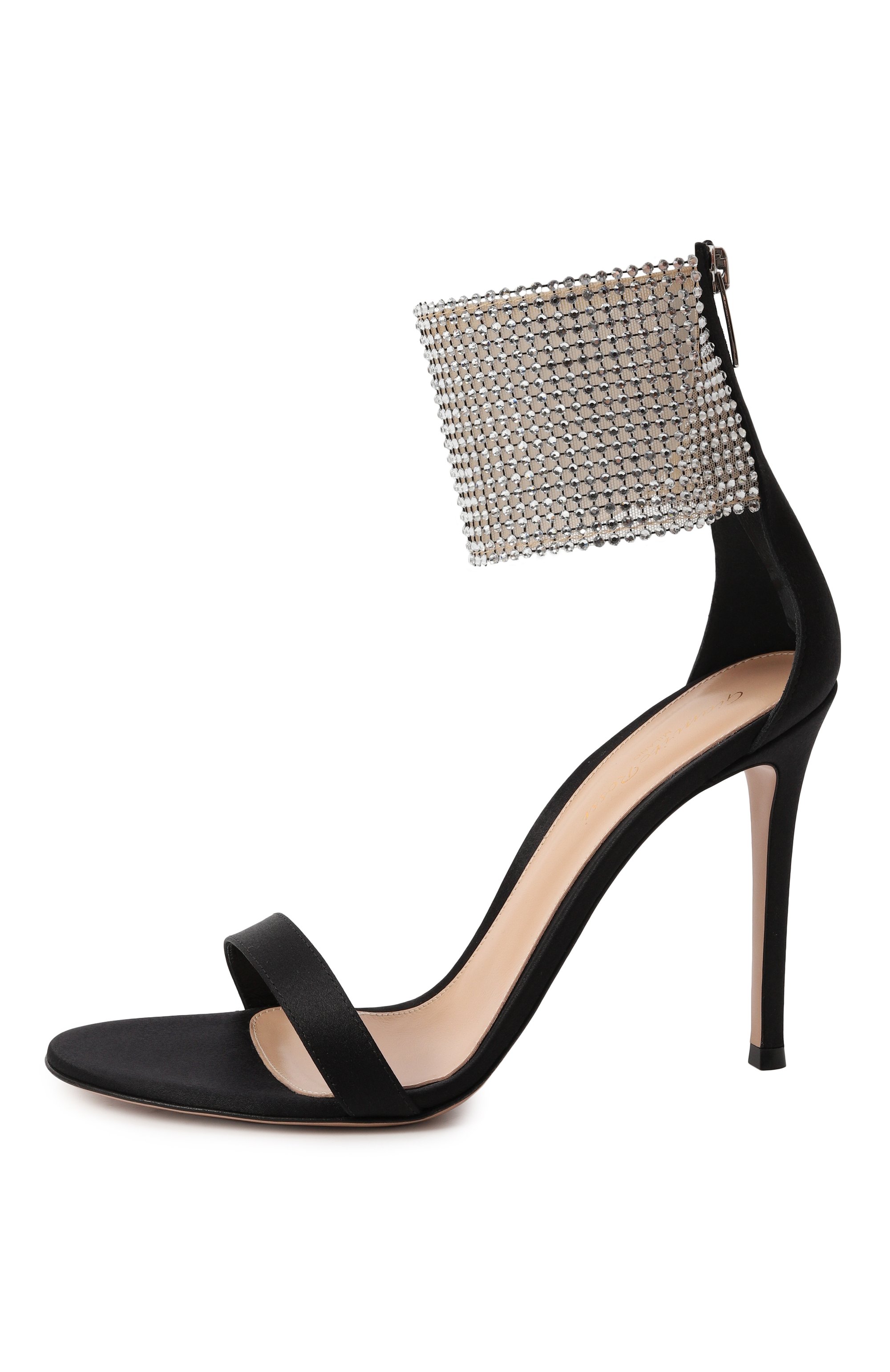 Текстильные босоножки adore 105 GIANVITO ROSSI, арт. G61502.15RIC.RCYNCRY, фото 4