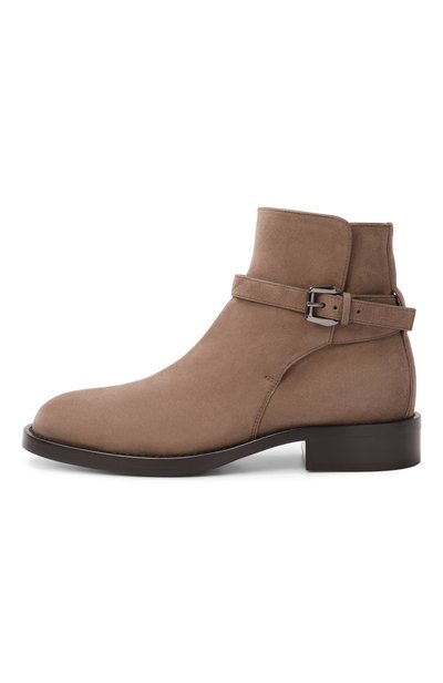 Замшевые ботинки MVST бежевого цвета по цене 151000 руб., арт. TS007/VELUKID SUEDE, фото 4 Замшевые ботинки MVST, арт. TS007/VELUKID SUEDE, фото 4