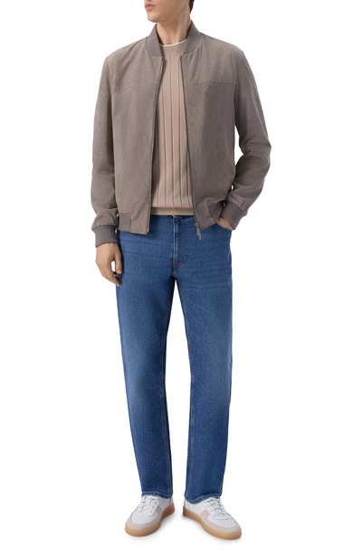 Джинсы ANDREA CAMPAGNA синего цвета по цене 39950 руб., арт. P-380 BLUE USED/CABRENT0 IRIS BLUE, фото 2 Джинсы ANDREA CAMPAGNA, арт. P-380 BLUE USED/CABRENT0 IRIS BLUE, фото 2