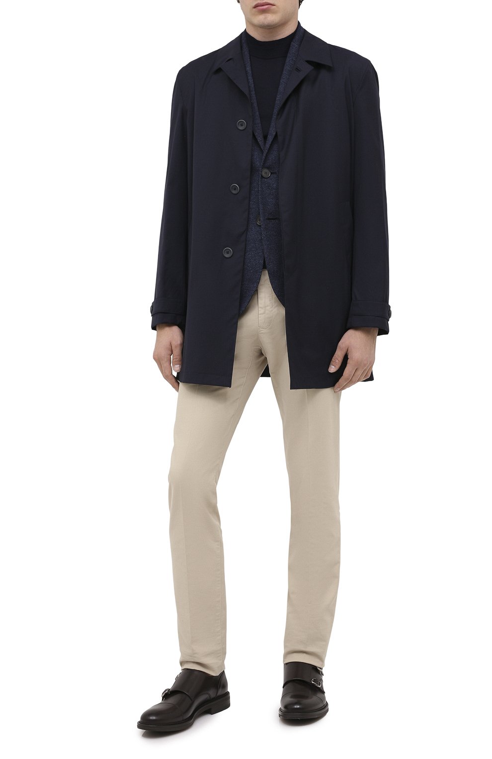 Пиджак из шерсти и хлопка HARRIS WHARF LONDON, арт. C8P22MPG, фото 2