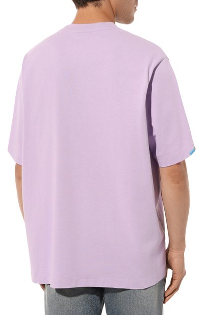 Хлопковая футболка MARCELO BURLON, арт. CMAA054S23JER0023620, фото 4