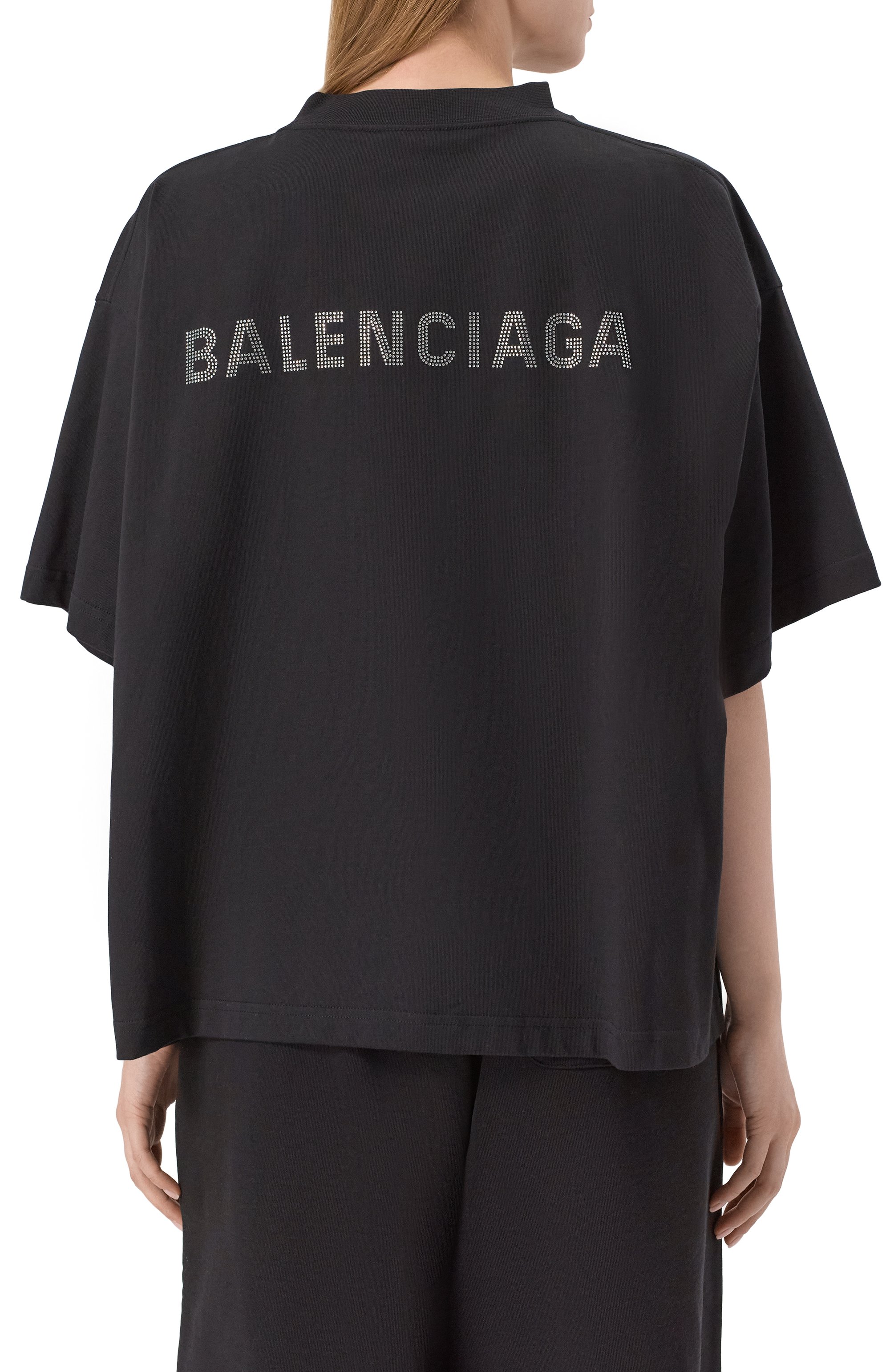 Хлопковая футболка BALENCIAGA, арт. 818543/T0VJ6, фото 4