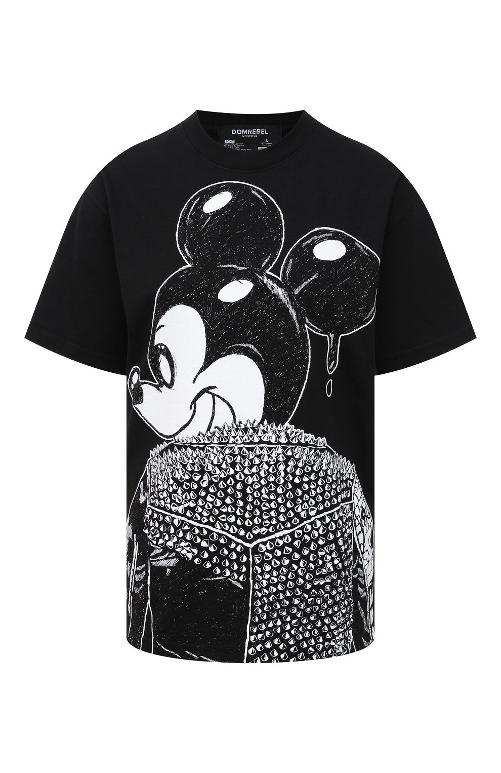 Хлопковая футболка DOMREBEL, арт. MICK/B0X T-SHIRT/W, фото 1