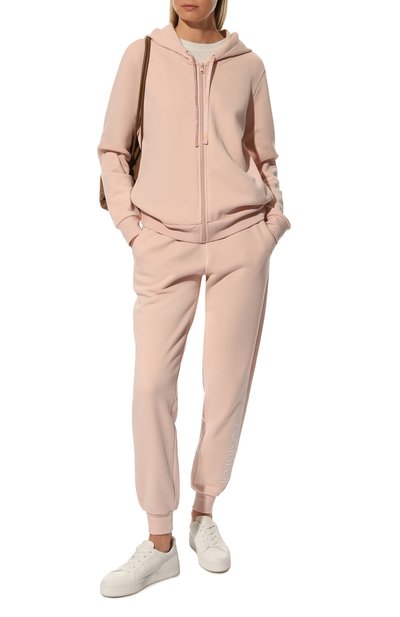 Хлопковая толстовка EMPORIO ARMANI розового цвета по цене 12000 руб., арт. 164635/2F265, фото 2 Хлопковая толстовка EMPORIO ARMANI, арт. 164635/2F265, фото 2