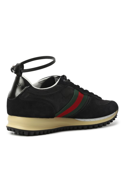 Комбинированные кроссовки Re-Motion Gucci 840291/AAEZM Чёрный  840291/AAEZM Фото 5