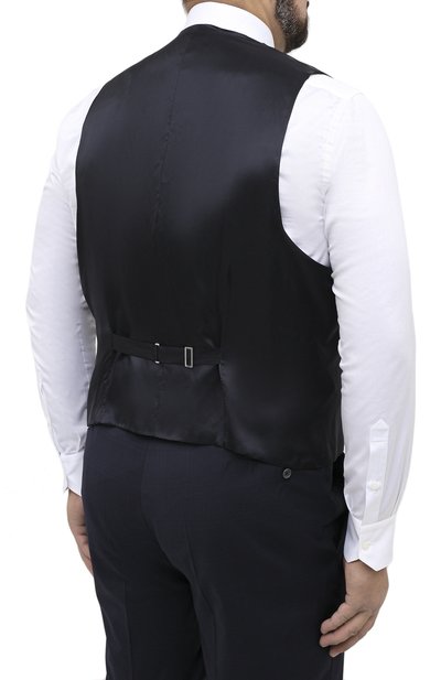 Шерстяной костюм-тройка EDUARD DRESSLER темно-синего цвета по цене 121000 руб., арт. N283/16006, фото 5 Шерстяной костюм-тройка EDUARD DRESSLER, арт. N283/16006, фото 5