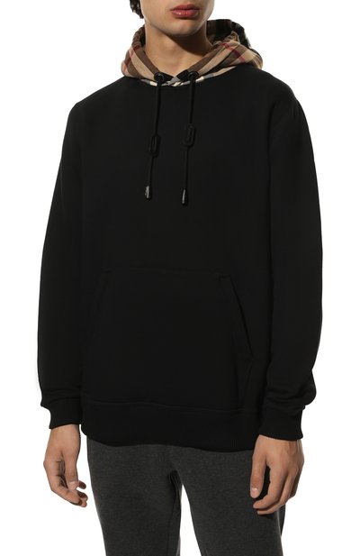 Хлопковое худи BURBERRY, арт. 8045004, фото 3