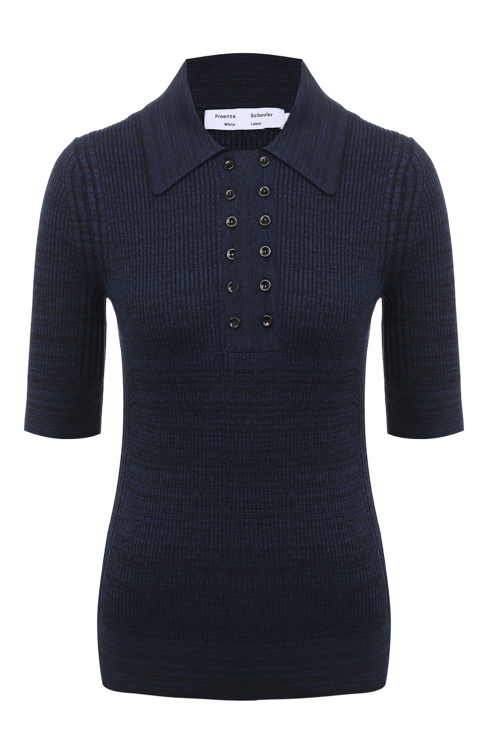 Поло из шелка и хлопка PROENZA SCHOULER WHITE LABEL, арт. WL2037438-KS053, фото 1