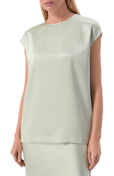 Атласный топ MVST, арт. M26.2PW.B033/F096 D0UBLE SATIN, фото 3