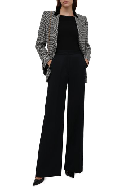 Шерстяные брюки DRIES VAN NOTEN черного цвета по цене 78400 руб., арт. 212-010915-3231, фото 2 Шерстяные брюки DRIES VAN NOTEN, арт. 212-010915-3231, фото 2