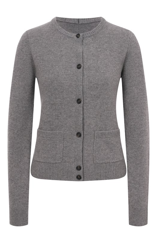 Шерстяной кардиган MM6 S62HP0036/M13187 Серый S62HP0036/M13187