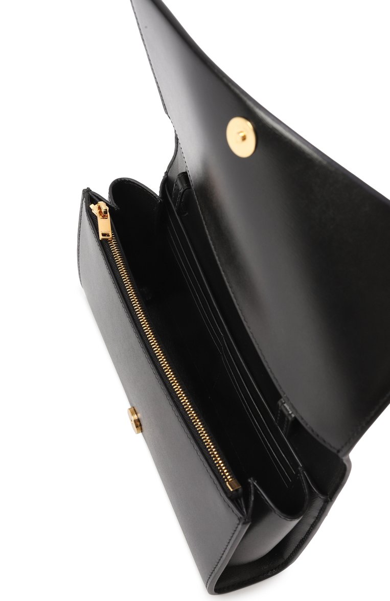 Женская сумка all-day JIL SANDER черного цвета, арт. J07ZH0012/P4840 | Фото 5 (Размер: mini; Материал: Натуральная кожа; Ремень/цепочка: На ремешке; Сумки-технические: Сумки через плечо; Автоматизация ТО: Проставлено; Автоматизация состава: Проставлено)