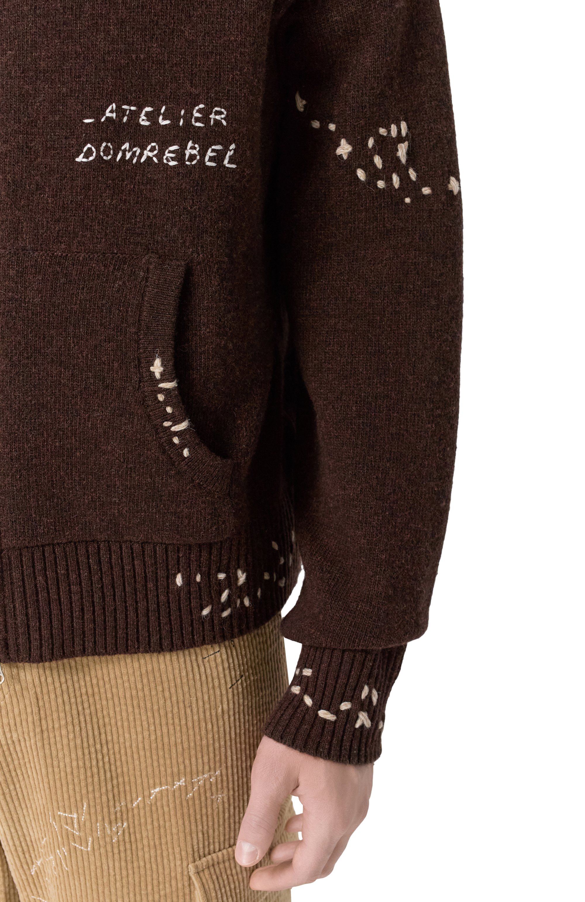 Кардиган DOMREBEL, арт. M 0FFICE/KNIT H00DIE ZIP, фото 5