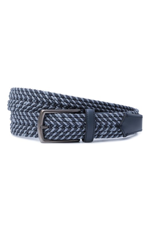Текстильный ремень Zegna B024CZ/LHTEC Синий B024CZ/LHTEC