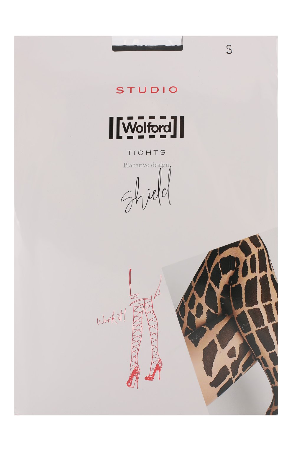 Колготки shield WOLFORD черного цвета по цене 2900 руб., арт. 14753, фото 1 Колготки shield WOLFORD, арт. 14753, фото 1
