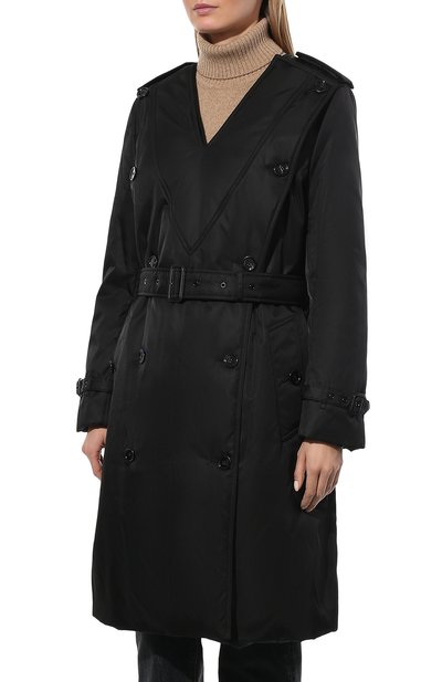 Пальто BURBERRY черного цвета по цене 284000 руб., арт. 8046667, фото 3 Пальто BURBERRY, арт. 8046667, фото 3