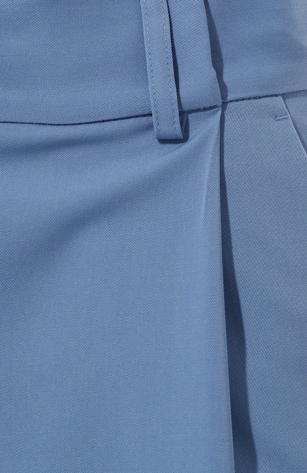 Шерстяные брюки DRIES VAN NOTEN голубого цвета по цене 94700 руб., арт. 231-010920-6244, фото 5 Шерстяные брюки DRIES VAN NOTEN, арт. 231-010920-6244, фото 5