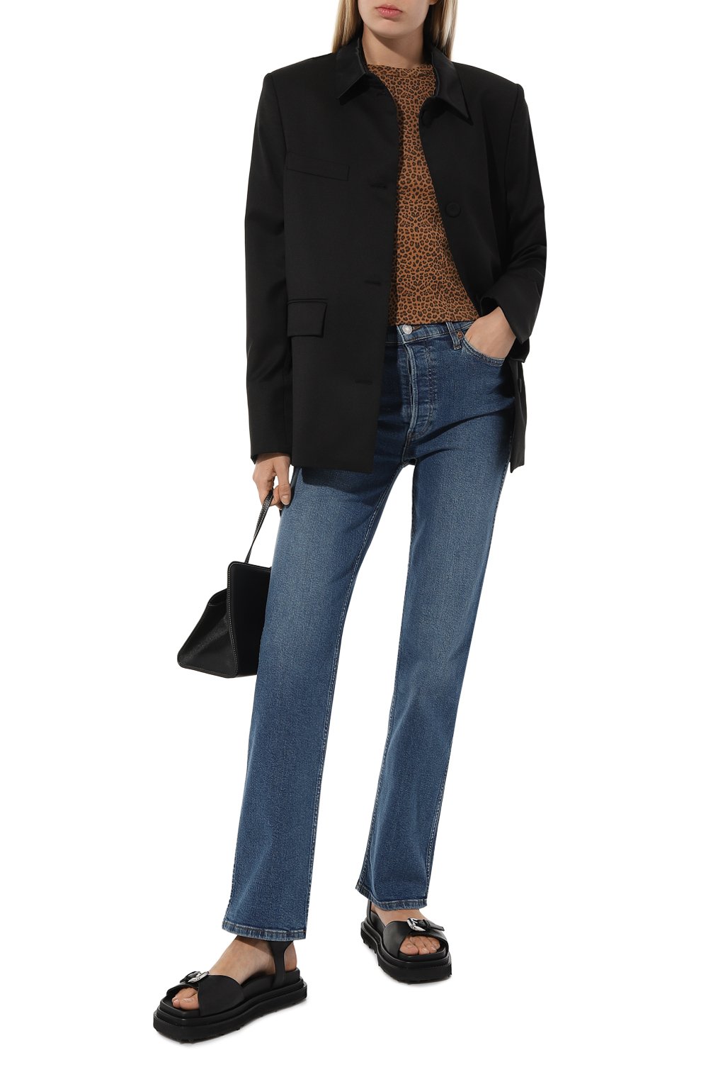 Хлопковая футболка RE/DONE, арт. 537-02WBABYTE, фото 2