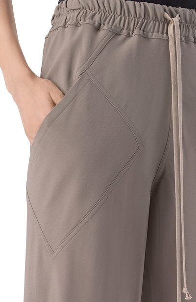 Брюки RICK OWENS серого цвета по цене 98450 руб., арт. RP02F5304/HY, фото 5 Брюки RICK OWENS, арт. RP02F5304/HY, фото 5