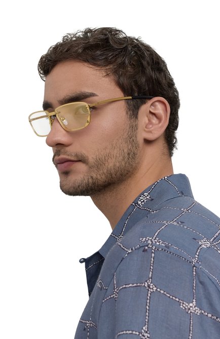 Мужские солнцезащитные очки VINTAGE FRAMES, арт. VF CELEBRITY 24KT G0LD/CLEAR FLASH G0LD