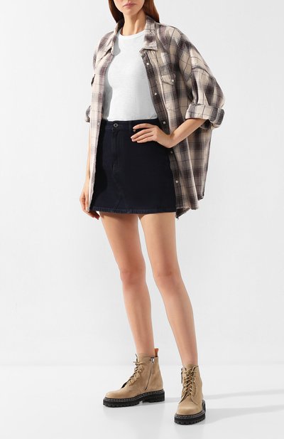 Хлопковая футболка RAG AND BONE белого цвета по цене 10950 руб., арт. W272C32CH, фото 2 Хлопковая футболка RAG AND BONE, арт. W272C32CH, фото 2