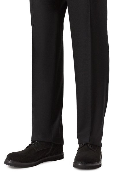 Замшевые ботинки W.GIBBS черного цвета по цене 63050 руб., арт. 2035016/CAM0SCI0 RAIN, фото 3 Замшевые ботинки W.GIBBS, арт. 2035016/CAM0SCI0 RAIN, фото 3