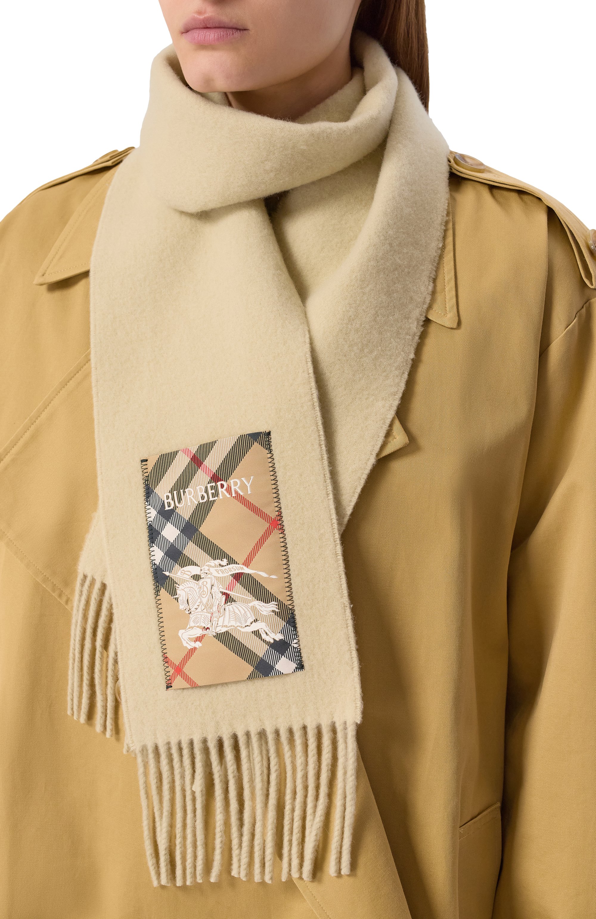 Кашемировый шарф BURBERRY, арт. 8103995, фото 2