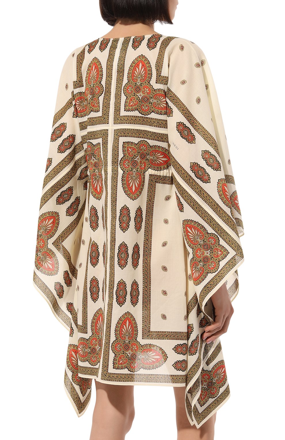 Хлопковая туника GUCCI, арт. 621037 ZAET1, фото 4