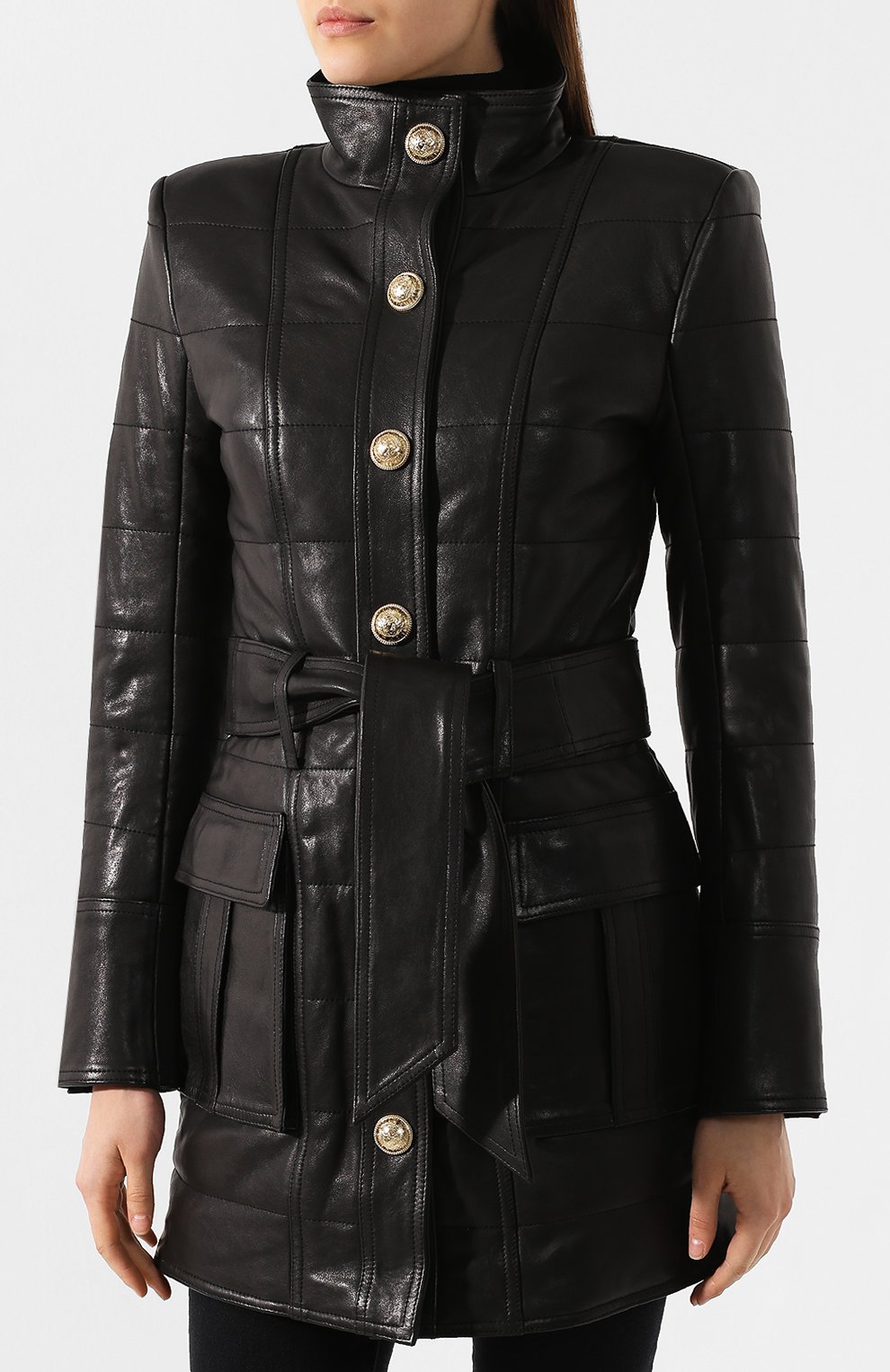 Кожаная куртка BALMAIN, арт. SF48886/L069, фото 3