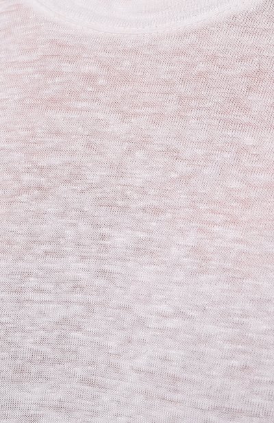 Льняной лонгслив 120% LINO белого цвета по цене 21950 руб., арт. Y0M70F4/000E908/S00, фото 5 Льняной лонгслив 120% LINO, арт. Y0M70F4/000E908/S00, фото 5