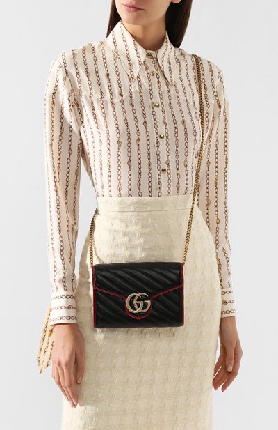 Сумка gg marmont mini GUCCI, арт. 573807/00LFX, фото 5