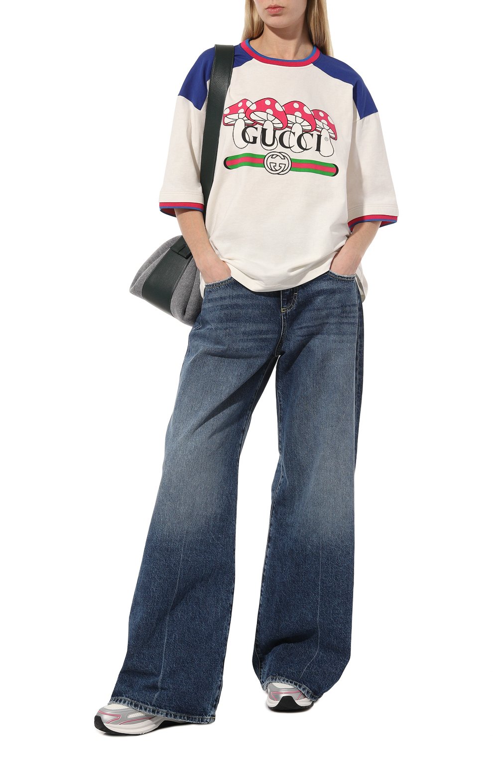 Хлопковая футболка GUCCI, арт. 753307/XJFT1, фото 2