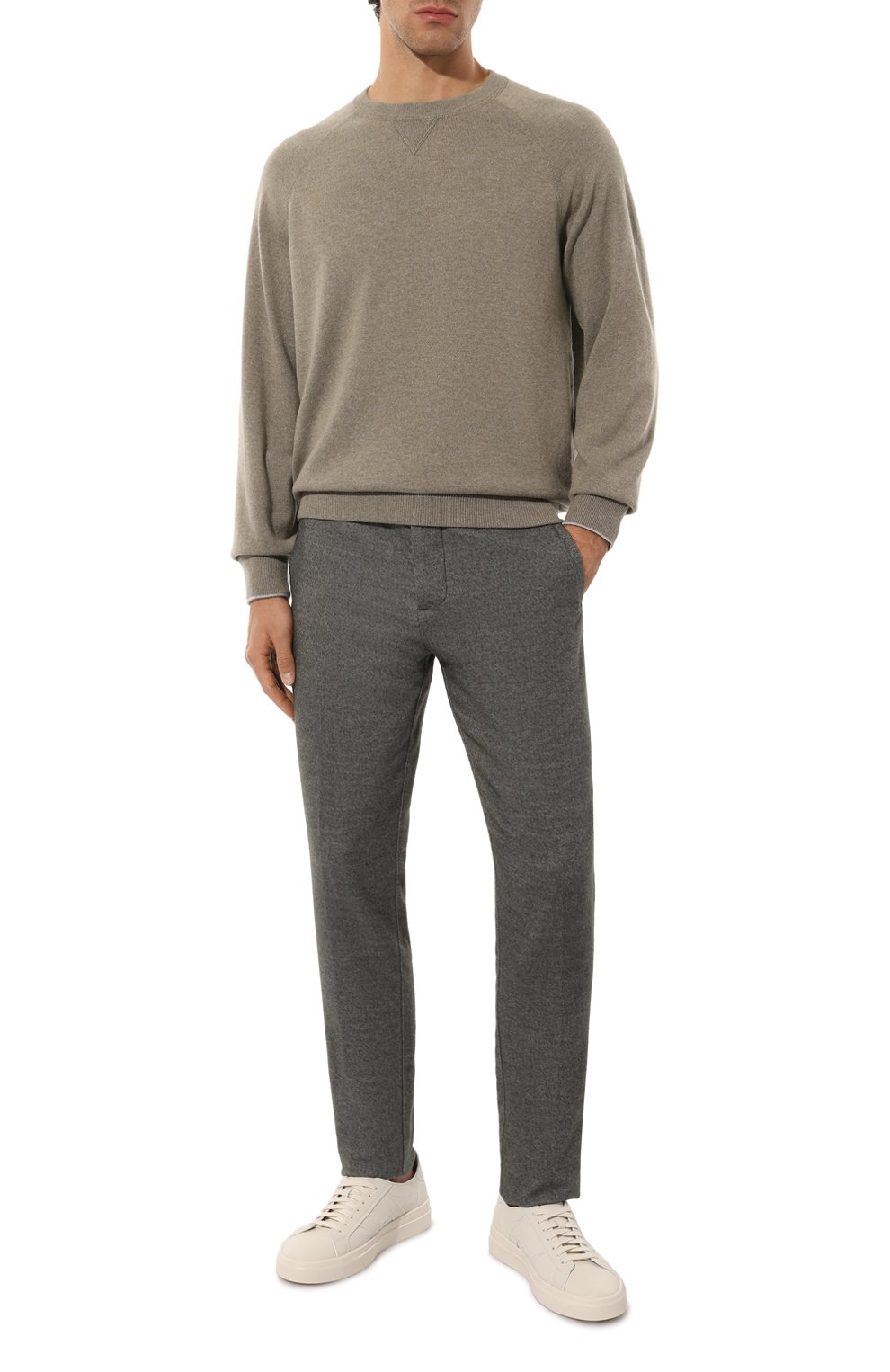 Брюки из хлопка и шерсти KITON, арт. UPLACK0145F02, фото 2