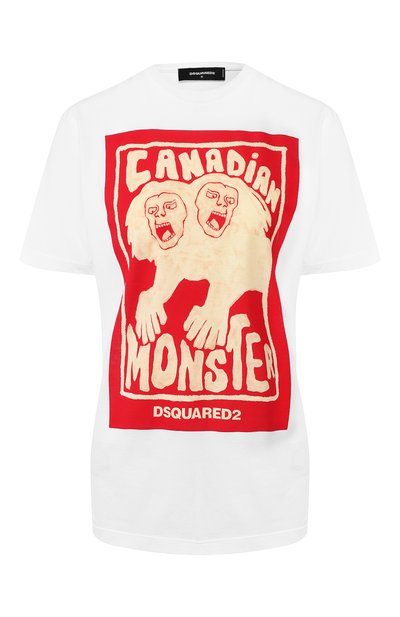 Женская хлопковая футболка DSQUARED2, арт. S72GD0146/S21600