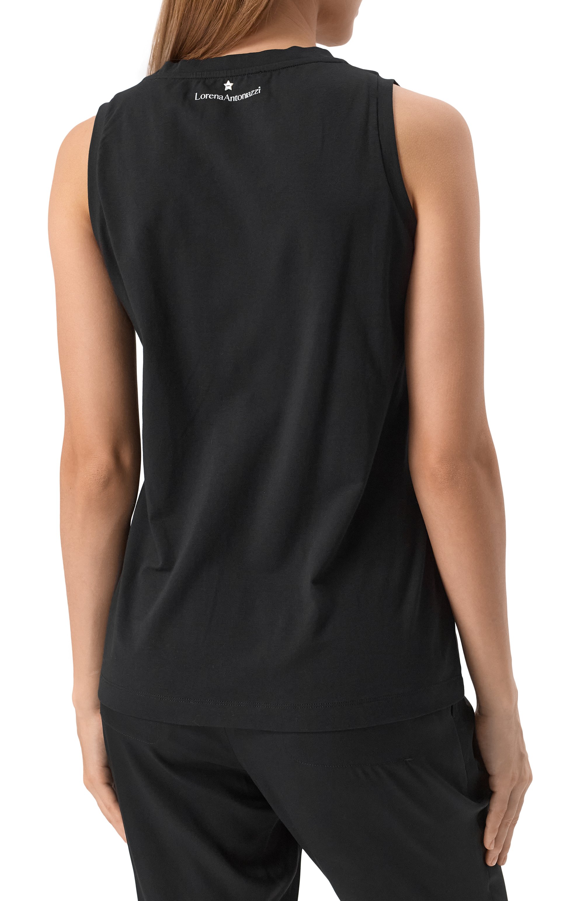 Хлопковый топ LORENA ANTONIAZZI, арт. TS21/9999, фото 4