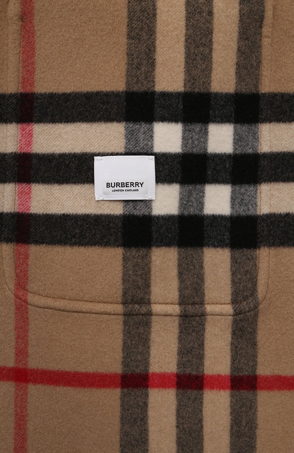 Шерстяная накидка BURBERRY, арт. 8062629 A7028, фото 6