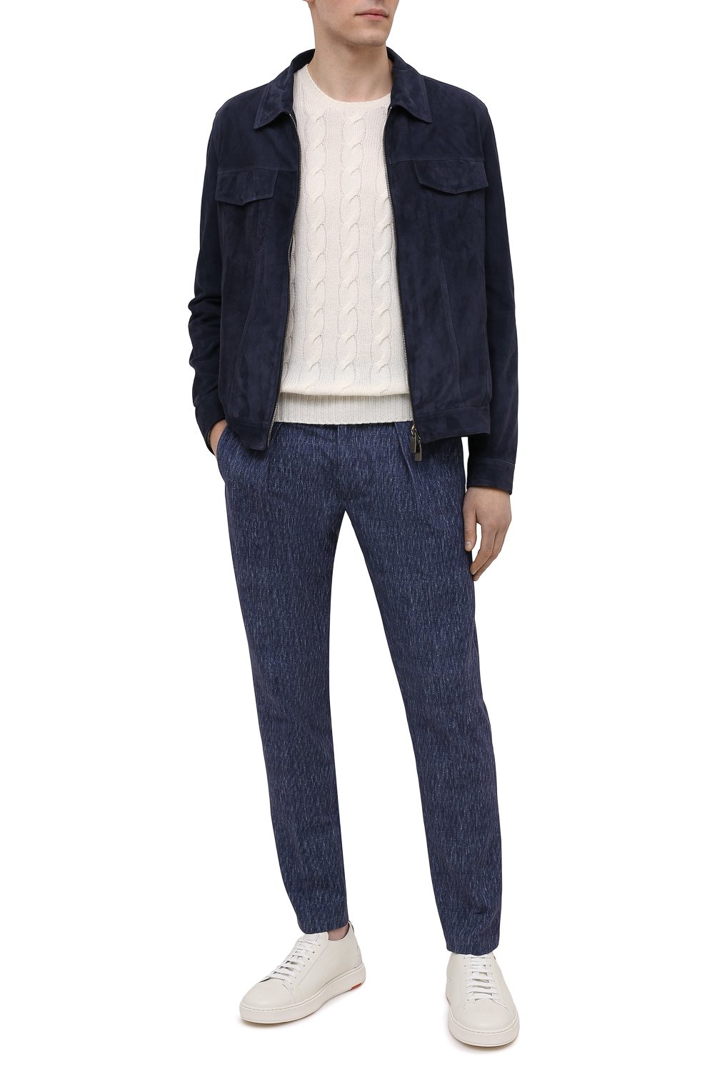 Хлопковые брюки CIRCOLO 1901, арт. CN3039SB, фото 2