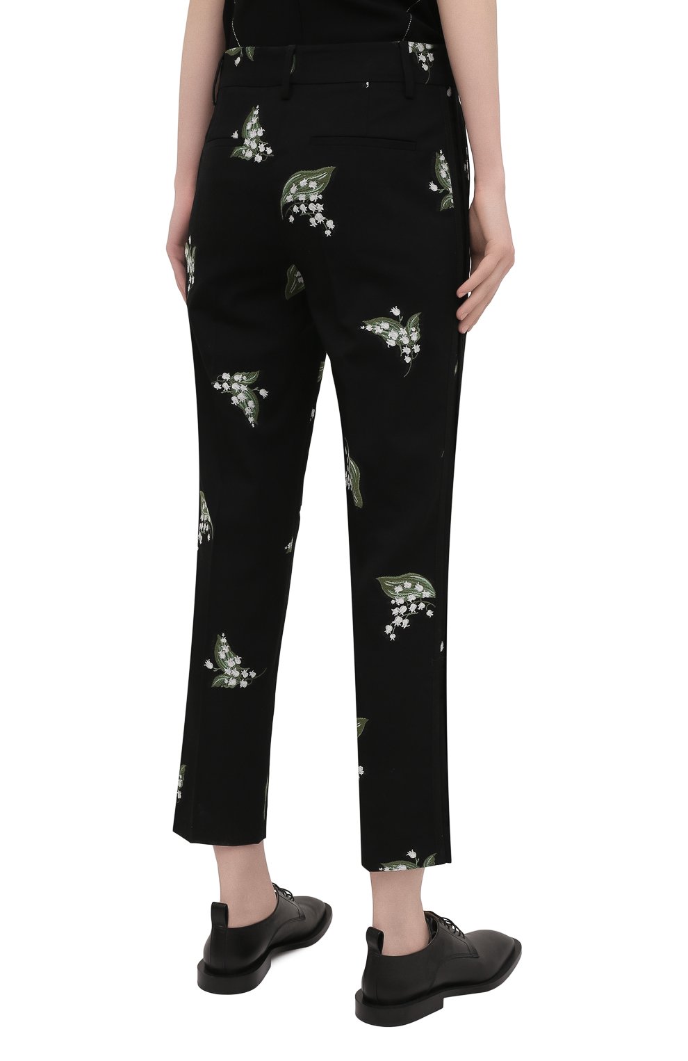 Брюки из хлопка и шерсти REDVALENTINO, арт. VR3RBD45/5M4, фото 4