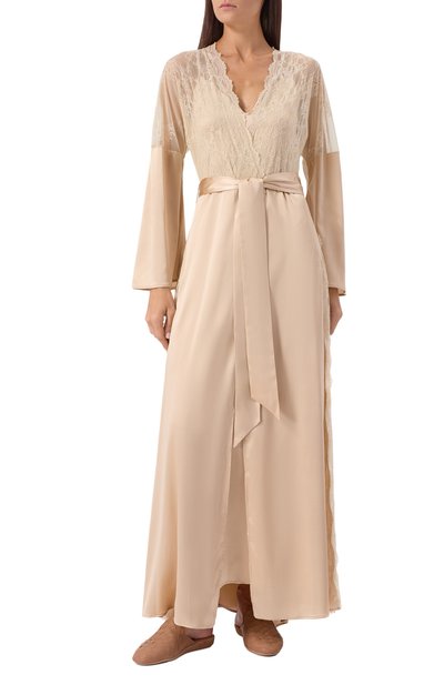 Шелковый халат C.ALLA, арт. CL0280 VE, фото 3