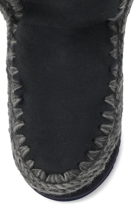 Замшевые сапоги Mou Синий, фото 4