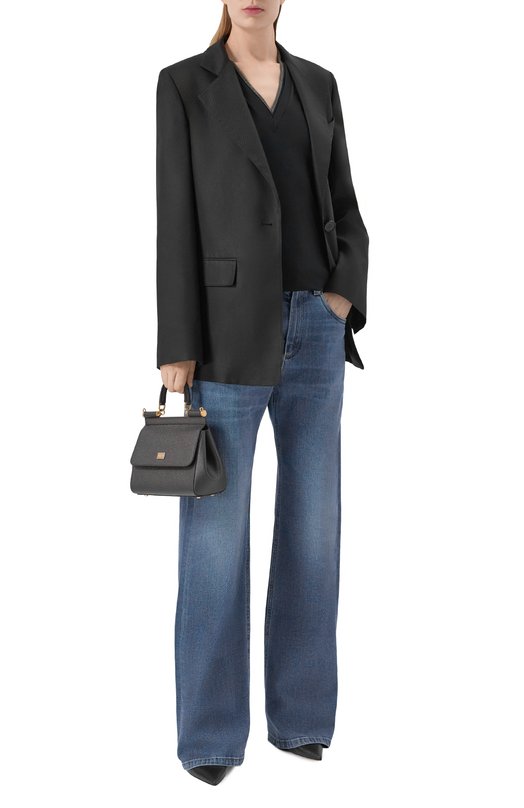 Хлопковый топ Brunello Cucinelli M0T18BD222 Чёрный  M0T18BD222 Фото 2