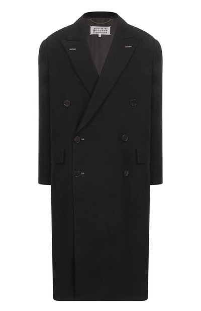 Женское пальто изо льна и шерсти MAISON MARGIELA, арт. S51AA0357/M35360